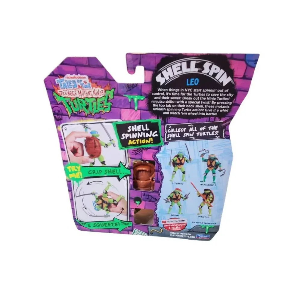 TMNT Tales Of The Teenage Mutant Ninja Turtles Shell Spin Raph, Leo, and Mikey P